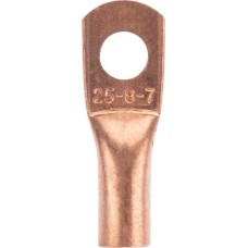 Наконечник REXANT Наконечник медный ТМ 25-8-7 (25мм² - Ø8мм) (в упак. 100 шт.)