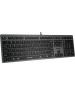 A4TECH Клавиатура Fstyler FX50, проводная, USB, ножничная, серый [fx50 grey]