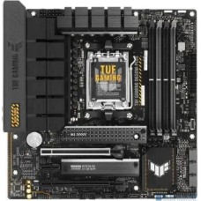 ASUS TUF GAMING B650M-PLUS (Socket AM5, mATX, 4xDDR5(128GB), DP/HDMI, 2xPCIe 4.0x16/2xPCIe 4.0, 1xLAN (2.5GbE), 4xSATA 6Gb/s, 3xM.2, 1xType-C, 3xUSB 3.2, 4xUSB 2.0)