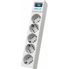 Сетевой фильтр PILOT Сетевой фильтр SG, 1.8м, белый [151]