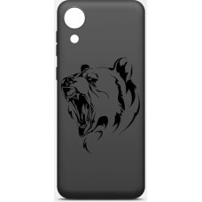 BORASCO Чехол (клип-кейс) ArtWorks, для Samsung Galaxy A03 Core, противоударный, черный/рисунок [51064]