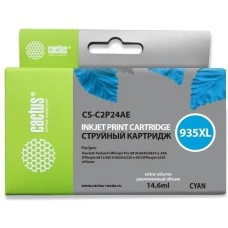 Картридж CACTUS Картридж CS-C2P24AE, №935XL, голубой / CS-C2P24AE