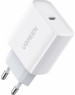 UGREEN Набор адаптер и кабель USB-C - Lightning CD137 (50698) PD Fast Charger 20W + USB-C to Lightning Cable EU. Цвет: белый