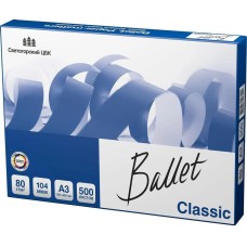 BALLET Бумага Classic B, A3, офисная, 500л, 80г/м2, белый