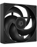 ID-COOLING Вентилятор для корпуса AS-120-K черный (120mm, PWM 2000rpm, 58.0 CFM, 27.2 dB, 4 pin) (AS-120-K)