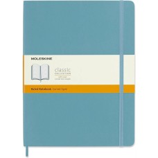 MOLESKINE Блокнот Classic Soft, 192стр, в линейку, мягкая обложка, голубой [qp621b35]