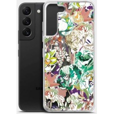 BORASCO Чехол (клип-кейс) ArtWorks, для Samsung Galaxy S22+, прозрачный/рисунок [51473]