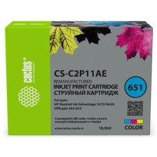 Картридж CACTUS Картридж CS-C2P11AE, № 651, многоцветный / CS-C2P11AE