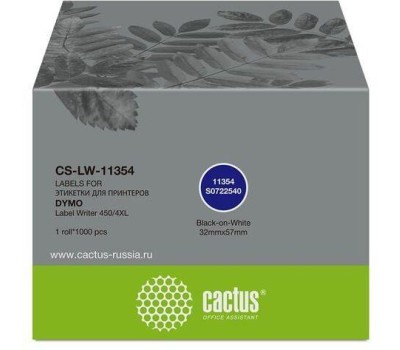 CACTUS Этикет-лента CS-LW-11354, для термопечати