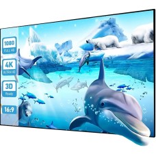 Экраны CACTUS Экран Alr Expert CS-PSALRE-224X127-MM магнитное крепление, 224х127 см, 16:9, настенный черный