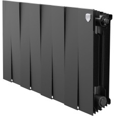 Радиатор ROYAL THERMO Радиатор биметаллический PianoForte 300 Чёрный - 8 секц