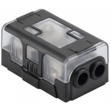 Автокомпонент ASPECT Держатель предохранителей mini ANL, FHM-1024, Вход 1x0(4)Ga - Выход 2x4(8)Ga, никель