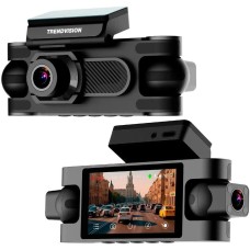 Видеорегистратор TRENDVISION Видеорегистратор Proof 360 черный 2Mpix 1440x2560 1440p 150гр. GPS SigmaStar SSC8826Q