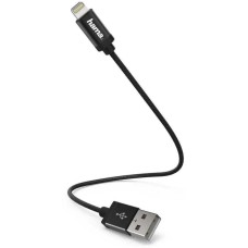 HAMA Кабель 00178280 USB (m)-Lightning (m) 0.2м черный
