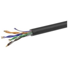 NETON Кабель сетевой информационный 01-0301 кат.5E UTP 4 пары 24AWG PE внешний 305м черный