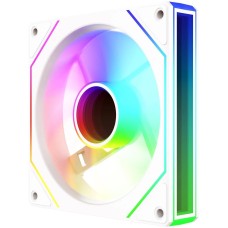 BLOODY Вентилятор для корпуса CF-11 LCD ARGB 120х120x25 белый 4-pin 32дБ (упак.:1шт) (CF-11-ARGB120-WH) Ret