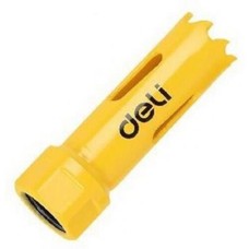 DELI Оснастка Коронка биметаллическая DH-SKK022-E1 диаметр 22мм, макс глубина сверления 38мм, шаг зубьев 4-6мм, 42CrMo+M3