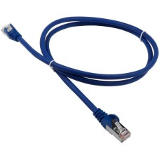 Патч-корд LANMASTER Патч-корд LAN-PC45/S5E-15-BL FTP RJ-45 вил.-вилка RJ-45 кат.5E 15м синий LSZH (уп.:1шт)