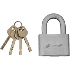 MATRIX Замок навесной, хромированное покрытие 60 мм 91802