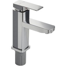 GFmark - Смеситель на раковину, шаровый, из высокопрочного пластика АБС, квадратный корпус, модель Элегант, цвет ХРОМ. 5976