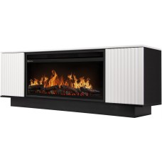 Камин электрический ELECTROLUX Каминокомплект: Очаг EFP/P-3620LS, портал Como 36 белый, черный, р/в