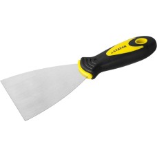 STAYER MAXFlat, 100 мм, профилированное полотно, двухкомпонентная ручка, нержавеющий, шпатель (10041-10)
