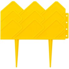 GRINDA 14 х 310 см, желтый, декоративный бордюр для клумб (422221-Y)