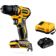 STEHER 20 В, 45 Н·м, 1 АКБ LMS (2 А·ч), бесщеточная дрель-шуруповерт (CB-45-21)