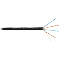 NIKOMAX Кабель информационный NMC 4100C-BK кат.5E U/UTP 4 пары нг(А)-HF внутренний 305м черный
