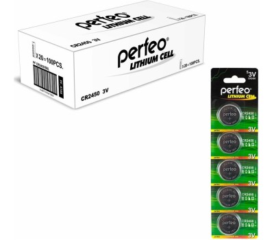 Элементы питания PERFEO CR2450-5BL LITHIUM (5)