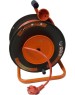 Удлинитель силовой GLANZEN EB-30-010, на катушке, с/з, 1 роз -30 м