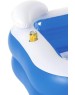 BESTWAY 54153 Бассейн надувной Bestway 213*206*69 см, 575 л, с сиденьями и подголовниками