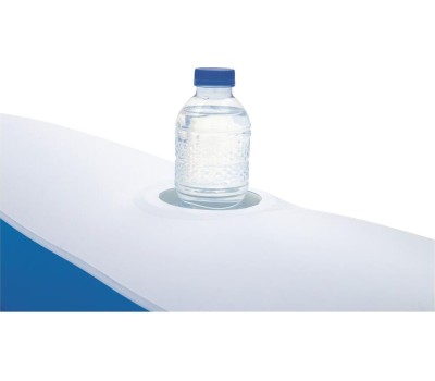 BESTWAY 54153 Бассейн надувной Bestway 213*206*69 см, 575 л, с сиденьями и подголовниками