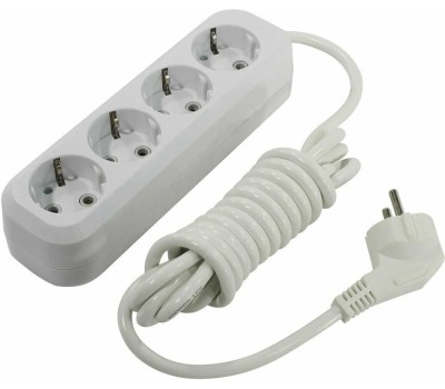 Удлинитель с заземлением SMARTBUY (SBE-16-4-02-Z) 4 гнз х 2,0 м (16А/3.5кВт, ПВС 3х1.0)