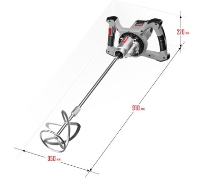 Миксер строительный ЗУБР МР-1400-2 1400 Вт, одинарный, 2 скор