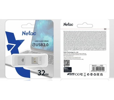 флешка NETAC 32GB NT03U116N-032G-20WH