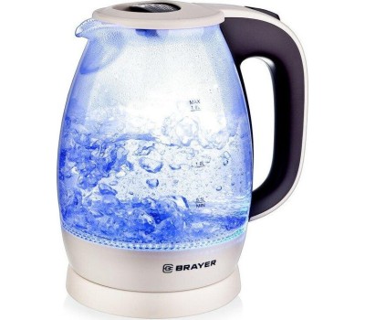 Чайник электрический BRAYER BR1045BN (1,8л. стекло)