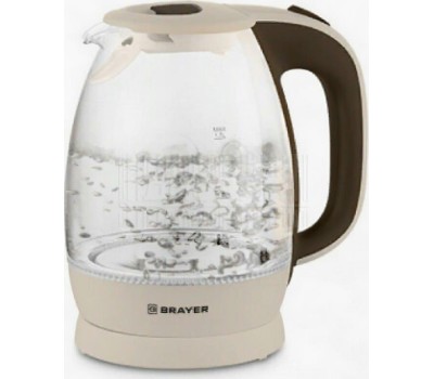 Чайник электрический BRAYER BR1045BN (1,8л. стекло)