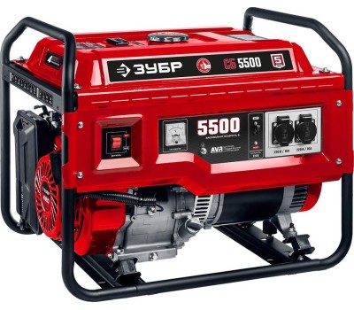 Генератор бензиновый ЗУБР СБА-5500 Генератор бензиновый