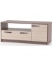 Тумба ТВ МЕБЕЛЬ-КОМПЛЕКС Оптима Тумба под ТВ 1 Шимо темный/Шимо светлый