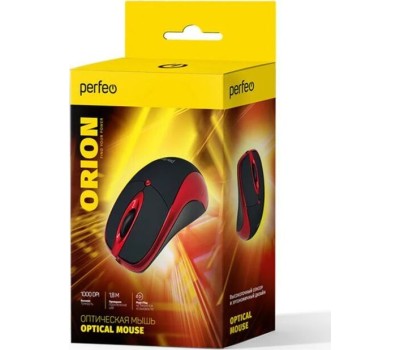 Мышь PERFEO (PF-A4794) ORION красный