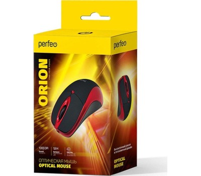 Мышь PERFEO (PF-A4794) ORION красный