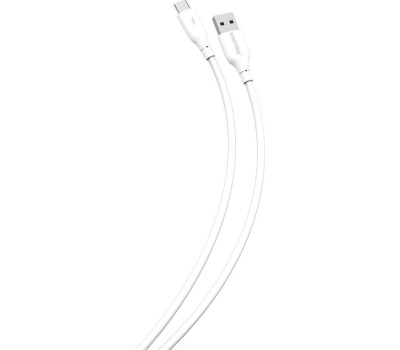 Кабель SMARTBUY (iK-3112-S25w) S25 Type C белый, 3А,soarer,TPE, 1 м