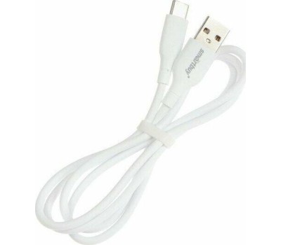 Кабель SMARTBUY (iK-3112-S25w) S25 Type C белый, 3А,soarer,TPE, 1 м