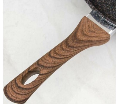 Сковорода KUKMARA сгг261а а/пр литая 26см стекл/кр Granit ultra blue