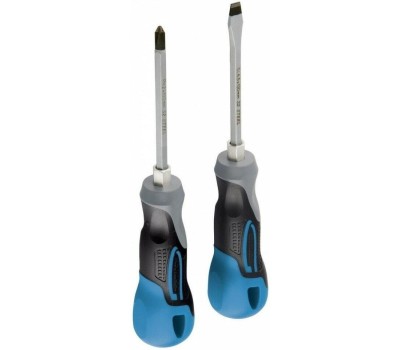 Набор отверток GROSS Набор отверток комбинированный 2 шт, S2, трехкомпонентная рукоятка