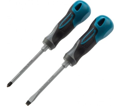 Набор отверток GROSS Набор отверток комбинированный 2 шт, S2, трехкомпонентная рукоятка