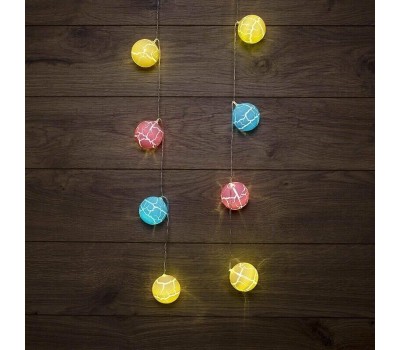 Гирлянда NEON-NIGHT (304-001) Гирлянда светодиодная Карамельки 1,5м, 10LED, прозрачный ПВХ, теплый белый, питание USB