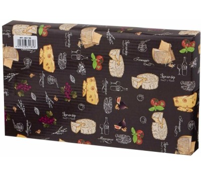 Набор для сыра LEFARD 263-1185 СЕКРЕТНЫЕ ИНГРЕДИЕНТЫ черный 30*17*2,5см (4 предмета)