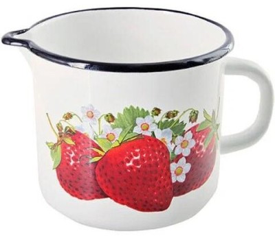Кружка КМЗ 40104-072/4 эмал 1,0л с рис, с носиком